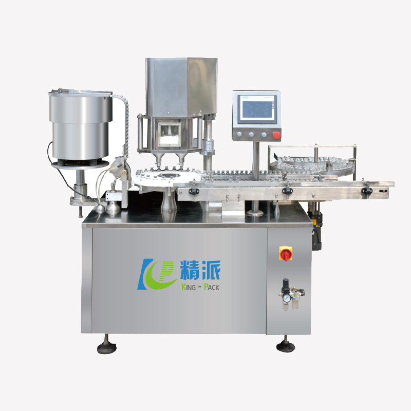 雙頭粉劑灌裝軋蓋機